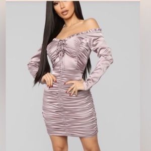 Fashion nova ruched dress